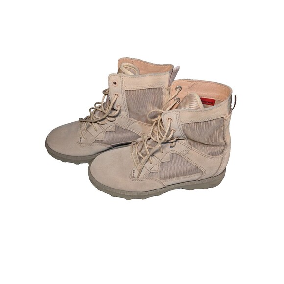 Sorel Caribou Waterproof OTM Boot Womens Size 7 Tan Suede Lightweight Combat - Picture 2 of 5